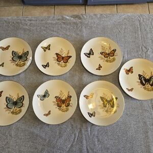 JK Bavaria Western Germany Butterfly Plates